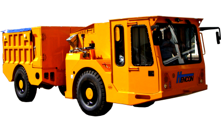 Underground self-propelled car for transportation of explosives and means of initiation Hencon TransVers Explosives