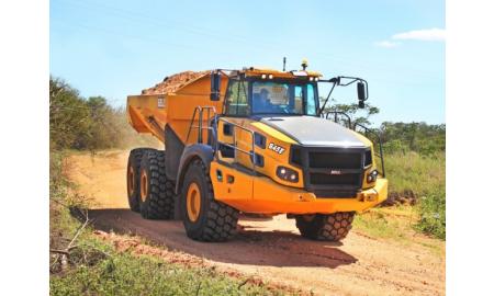 Jointed dump truck B45E