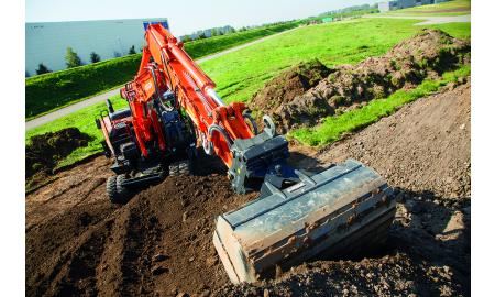 HITACHI ZX210W-3 wheel excavator