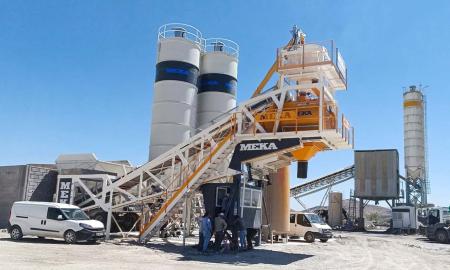 Mobile Concrete Batching Plant М135