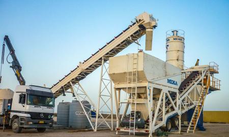 Mobile Concrete Batching Plant М60
